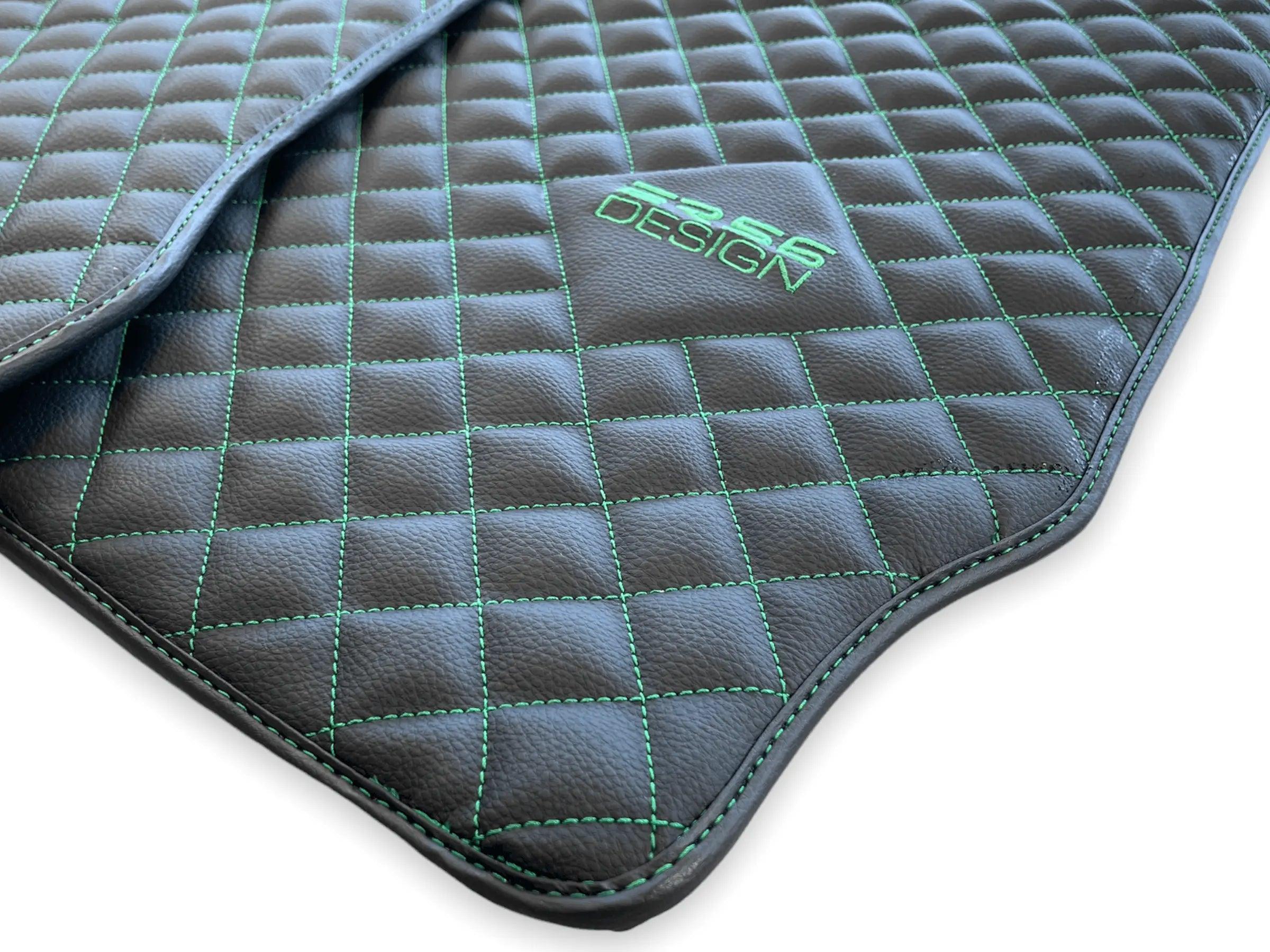 Leather Floor Mats For Aston Martin DB11 (2016–2023) ER56 Design - AutoWin