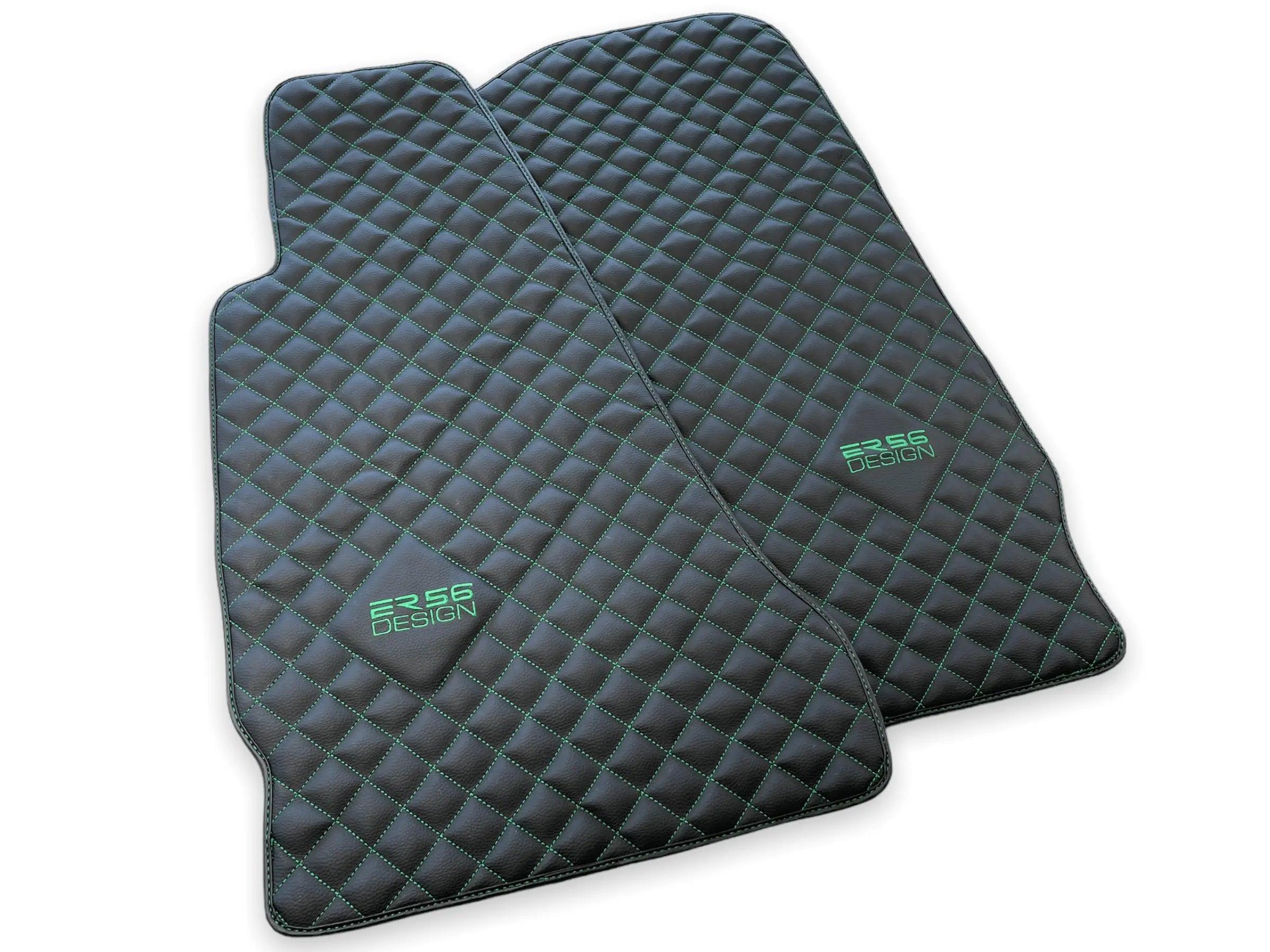 Leather Floor Mats For Aston Martin DB11 (2016–2023) ER56 Design - AutoWin
