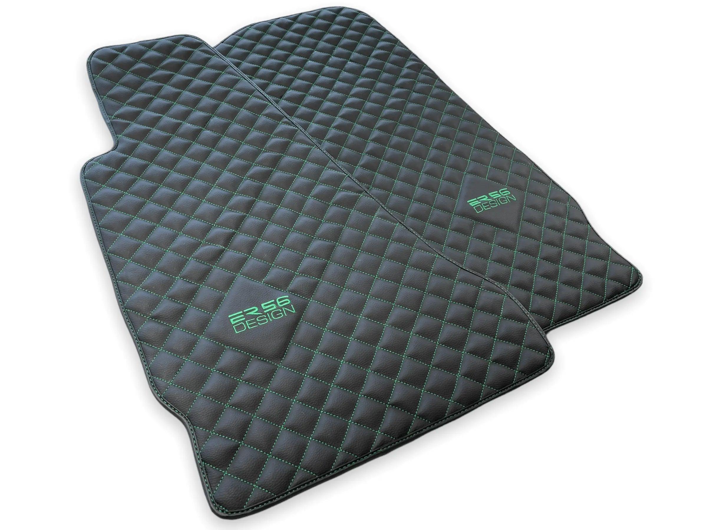 Leather Floor Mats For Aston Martin DB11 (2016–2023) ER56 Design - AutoWin