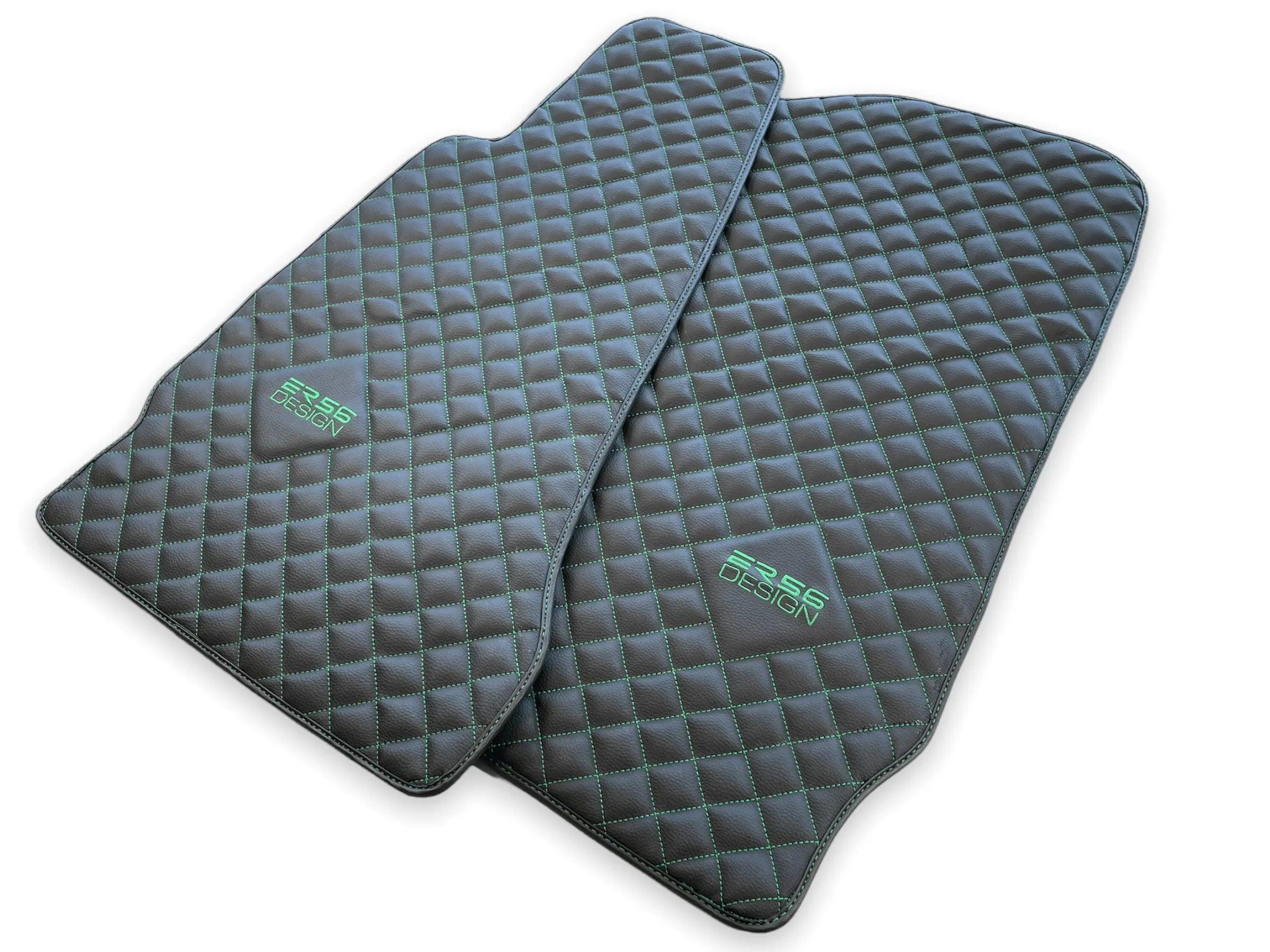 Leather Floor Mats For Aston Martin DB11 (2016–2023) ER56 Design - AutoWin