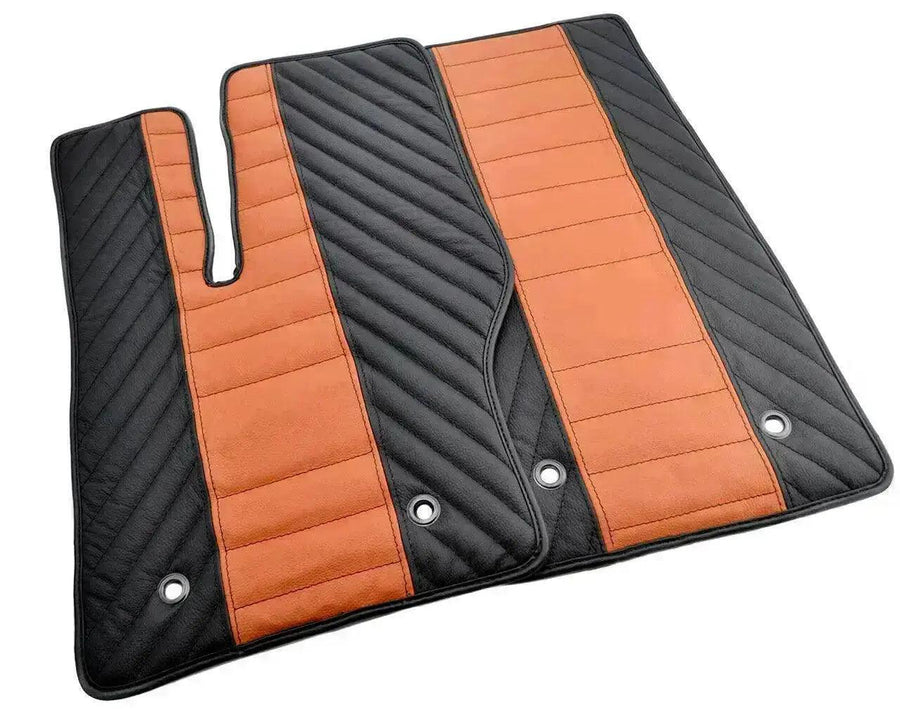 Leather Floor Mats For Land Rover Discovery 5-7 Seater (2017-2024) - AutoWin