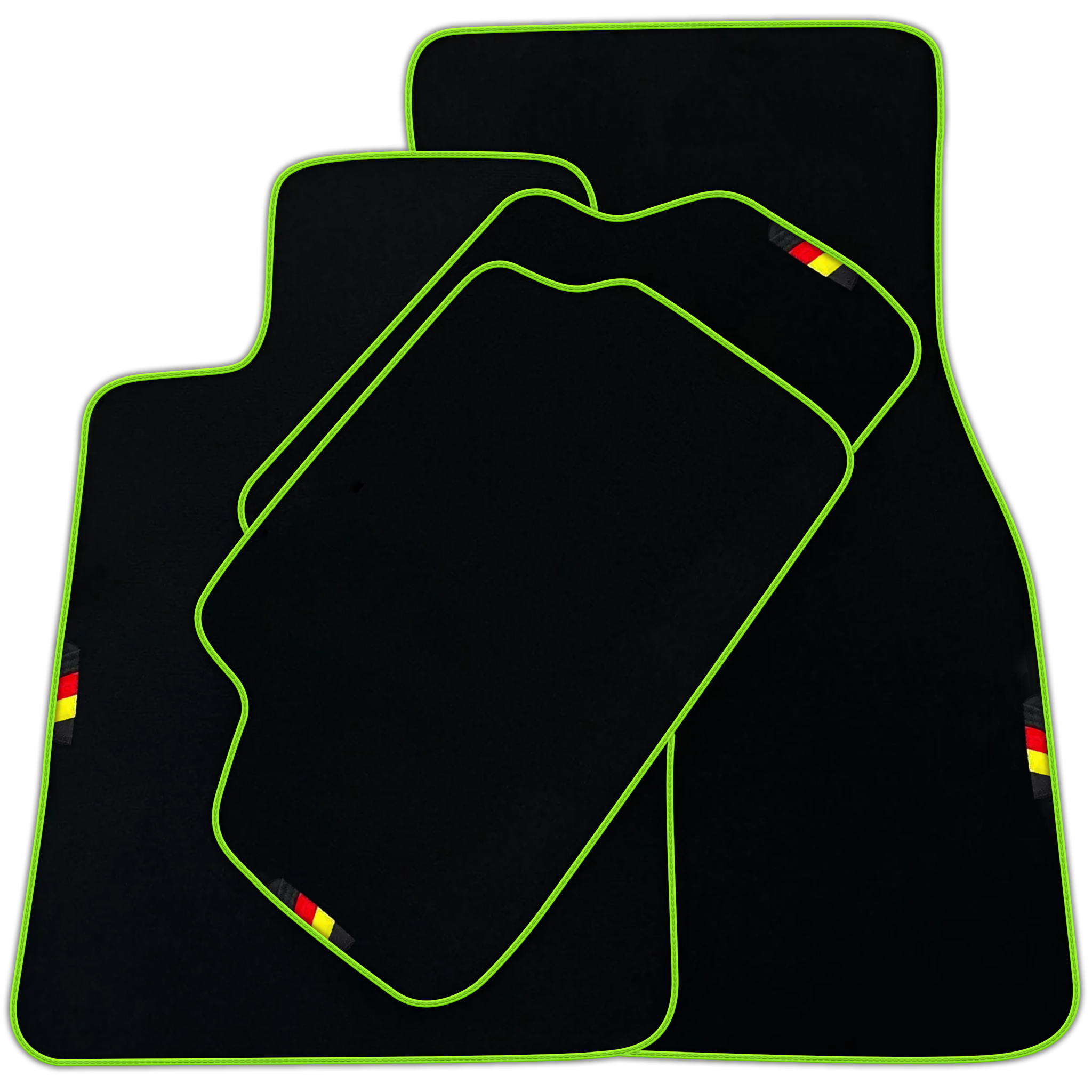 Black Mats For BMW 5 Series E61 Wagon Germany Edition | Various Trim Colors