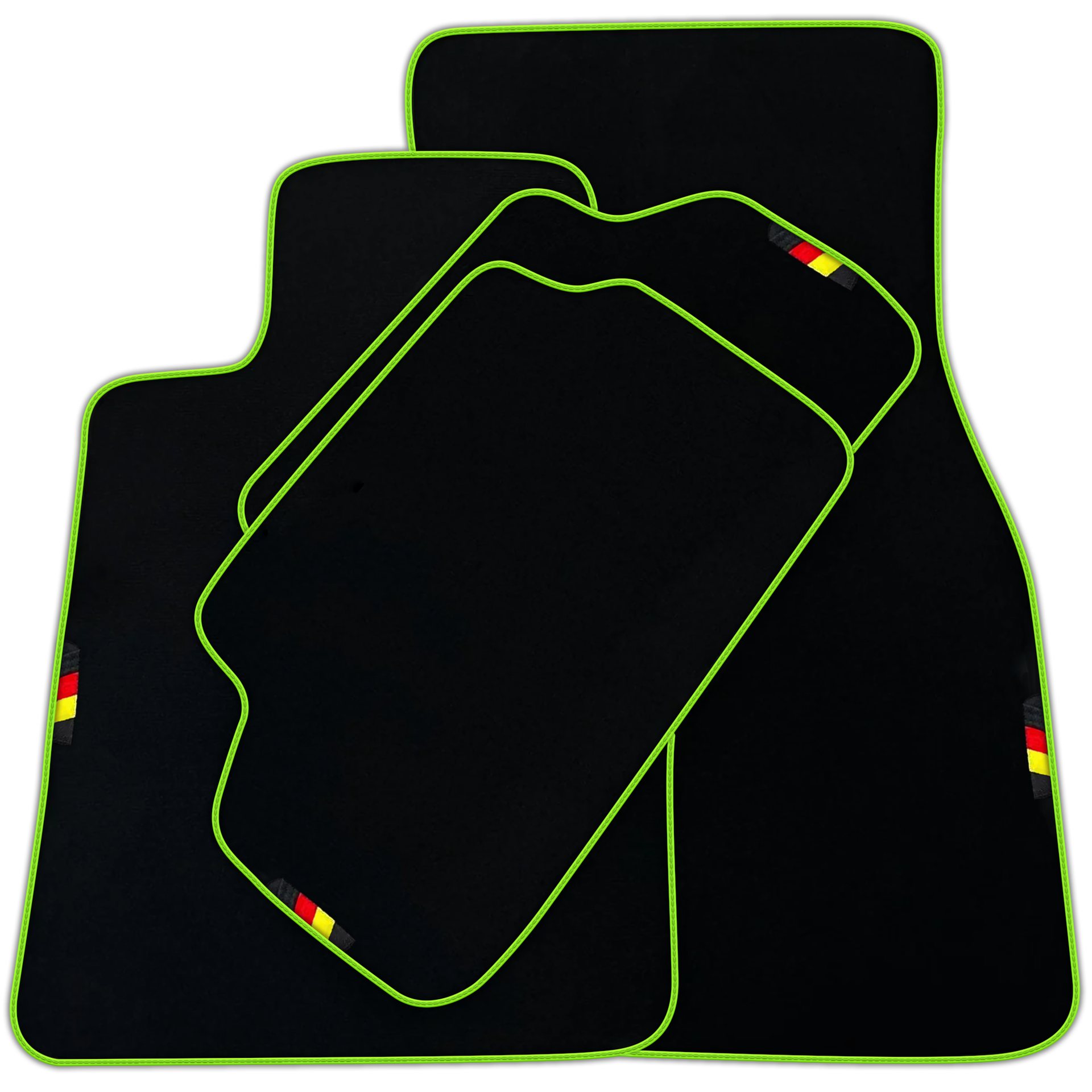 Black Floor Mats For BMW X6 Series E71 Germany Edition | Various Trim Colors