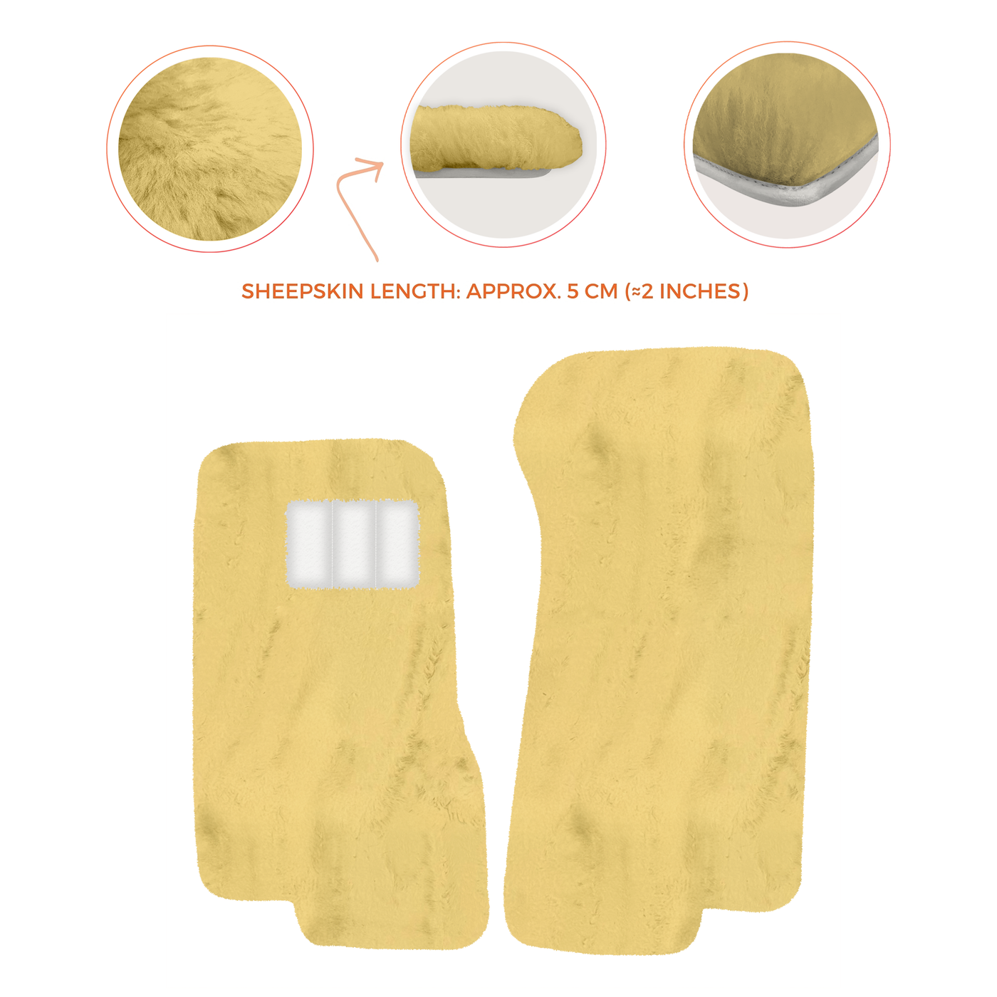 Luxury Sheepskin Floor Mats for Aston Martin V8 Coupe Special Volante (96-03)