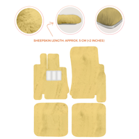 Premium Luxurious Sheepskin Floor Mats for Bentley Arnage (1998-2009)