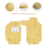 Sheepskin Floor Mats for Porsche 911 SC (1978-1984) - Sheepskin Length, Various Color Options