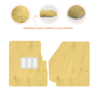 Premium Sheepskin Floor Mats for Land Rover Discovery (2004-2009)