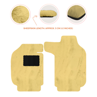 Sheepskin Floor Mats for Porsche 911 SC (1978-1984) - Sheepskin Length, Various Color Options