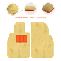 Premium Sheepskin Floor Mats for Porsche Cayenne (2018-2023)
