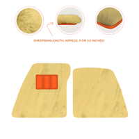 Premium Sheepskin Floor Mats for Ferrari 296 GTS (2022-2025)