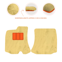 Premium Sheepskin Floor Mats for Bentley Arnage RL (1998-2009)