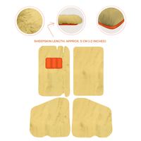 Premium Sheepskin Floor Mats for Rolls-Royce Shadow (1965-1977)