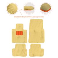 Premium Sheepskin Floor Mats for Rolls-Royce Shadow (1965-1977)