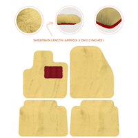 Luxury Sheepskin Floor Mats for Land Rover Discovery Sport (2015-2019)