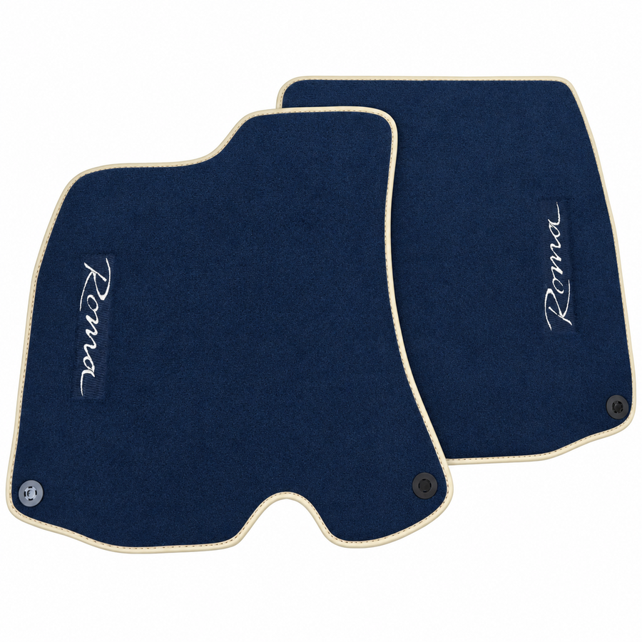 Dark Blue Floor Mats for Ferrari Roma (2021-2024)