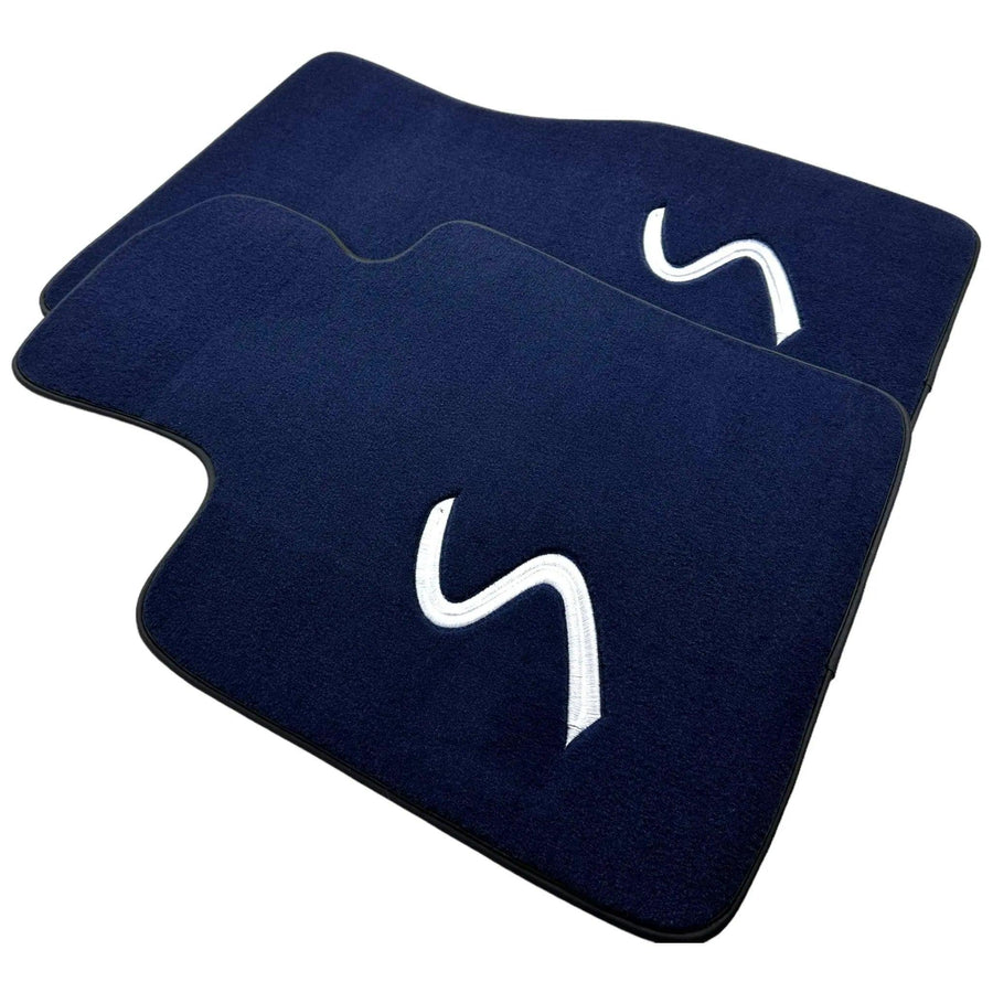 Dark Blue Floor Mats for Mini Cooper / One F55 5-Doors (2015-2023) - AutoWin