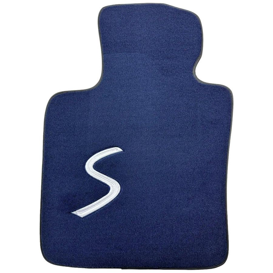 Dark Blue Floor Mats for Mini Cooper / One F55 5-Doors (2015-2023) - AutoWin