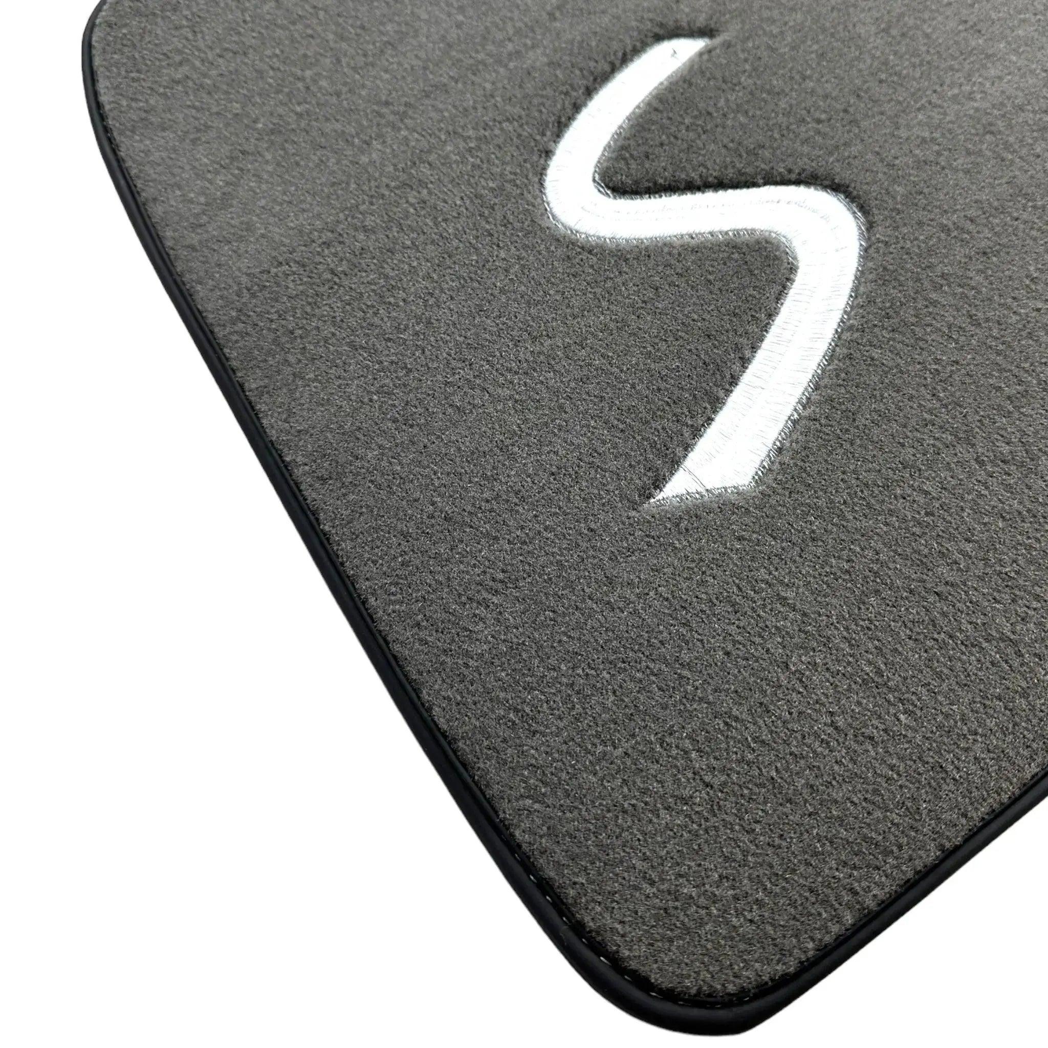 Grey Floor Mats for Mini Cooper / One F56 3-Doors (2014-2023) - AutoWin