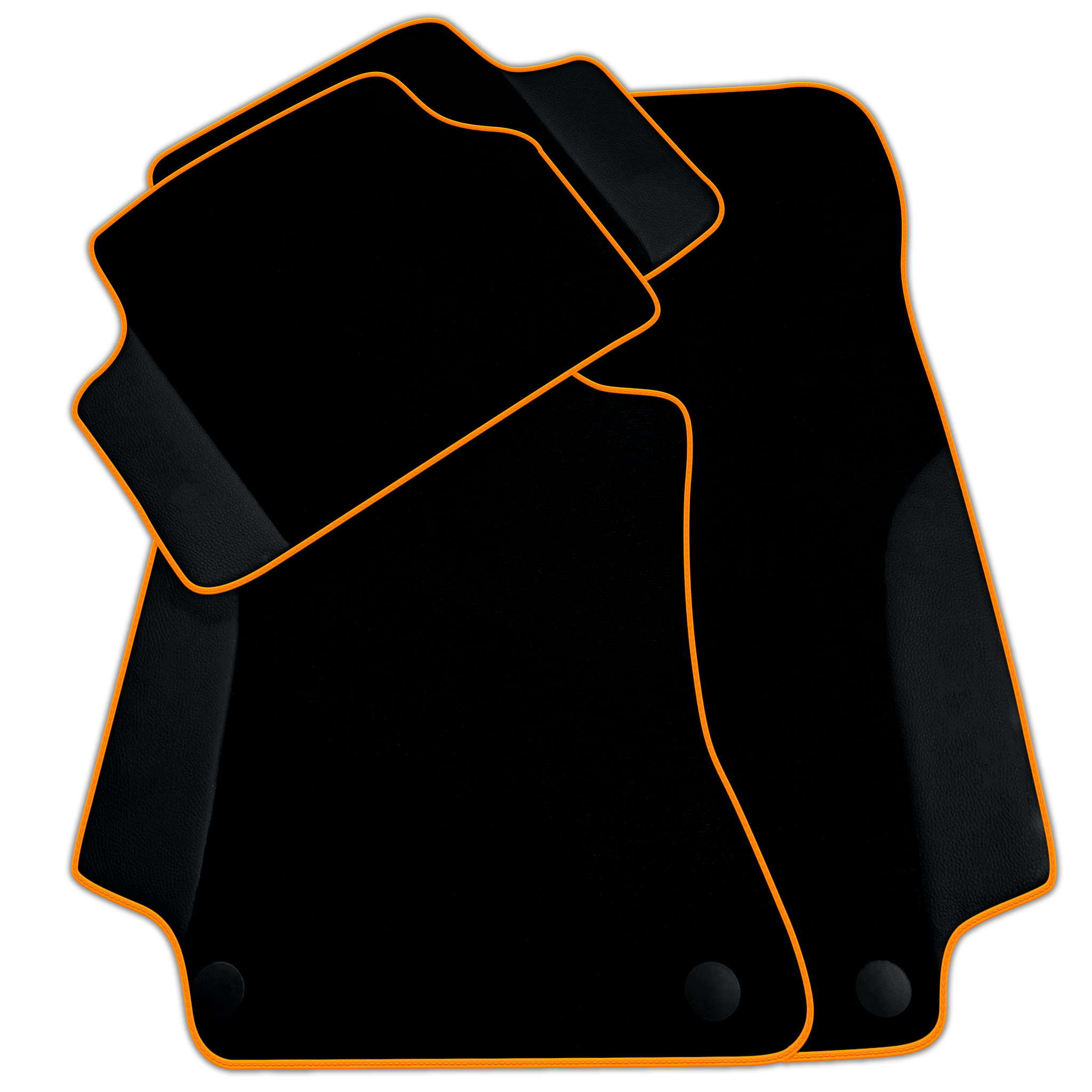 Customizable Black Floor Mats For Mercedes Benz C-Class C205 Coupe (2015-2018)