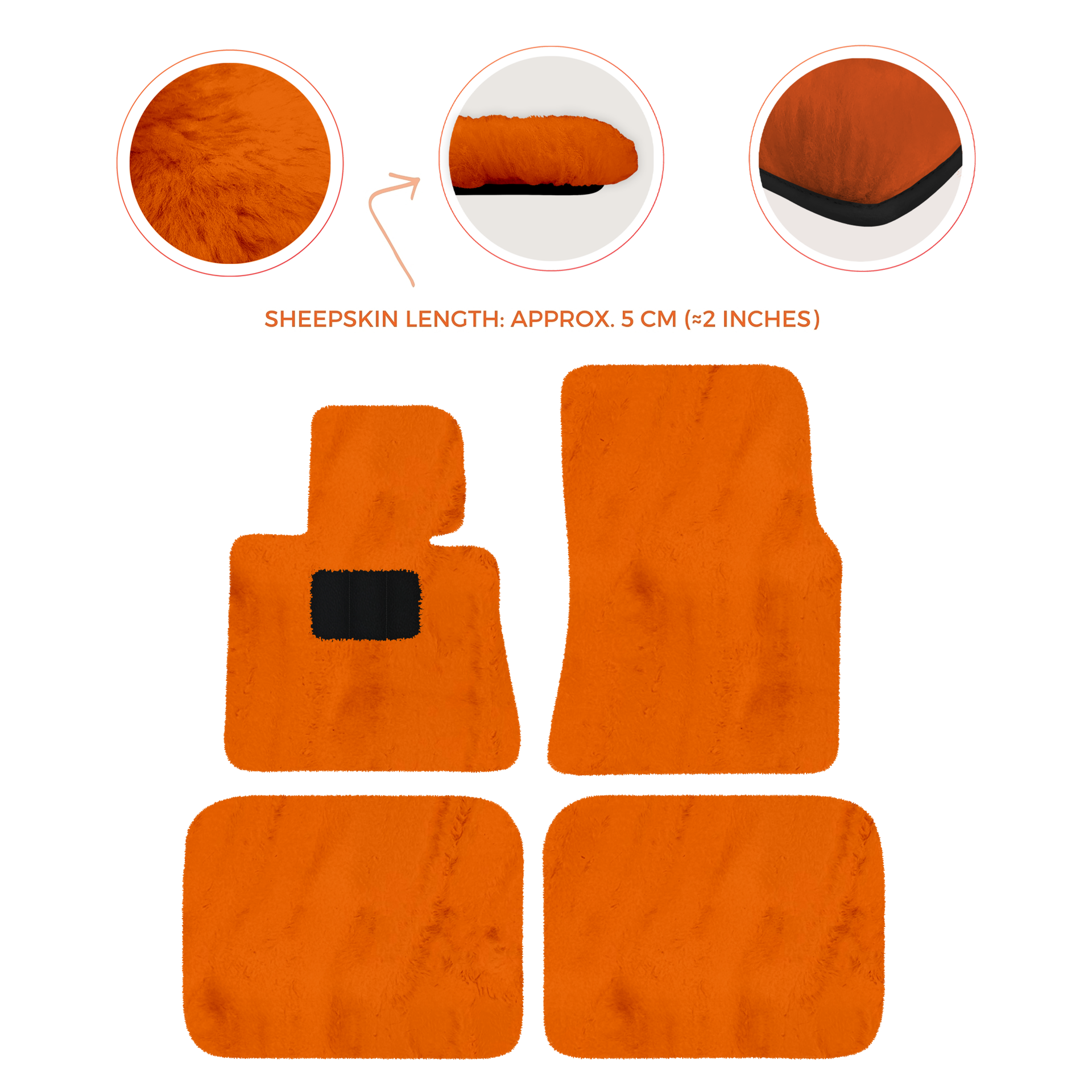 Luxury Sheepskin Floor Mats for Rolls-Royce Ghost Series I (2010-2014)