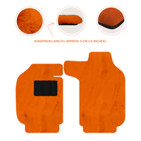 Sheepskin Floor Mats for Porsche 911 SC (1978-1984) - Sheepskin Length, Various Color Options