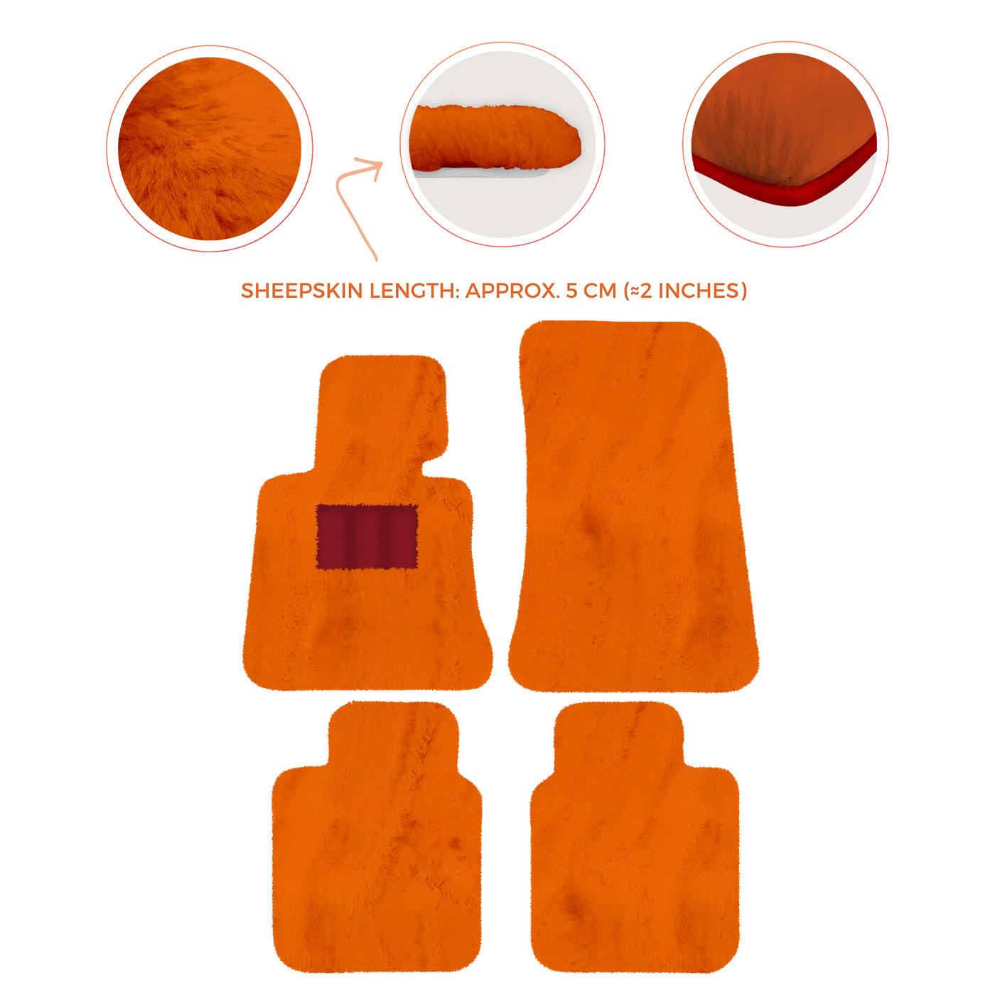 Luxury Sheepskin Floor Mats for Rolls-Royce Ghost Series I (2010-2014)
