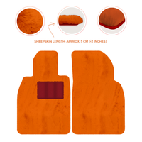 Deluxe Luxury Sheepskin Floor Mats for Porsche 911 SC (1978-1984)