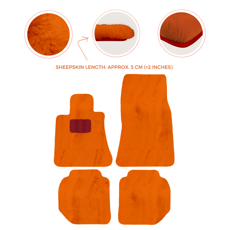 Luxury Sheepskin Floor Mats for Rolls-Royce Ghost Series I (2010-2014)