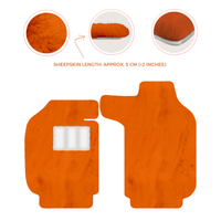 Sheepskin Floor Mats for Porsche 911 SC (1978-1984) - Sheepskin Length, Various Color Options