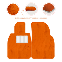 Deluxe Luxury Sheepskin Floor Mats for Porsche 911 SC (1978-1984)