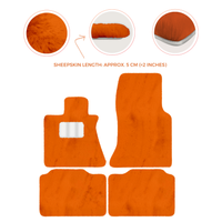 Premium Sheepskin Floor Mats for Rolls-Royce Phantom Sedan (2003-2016)