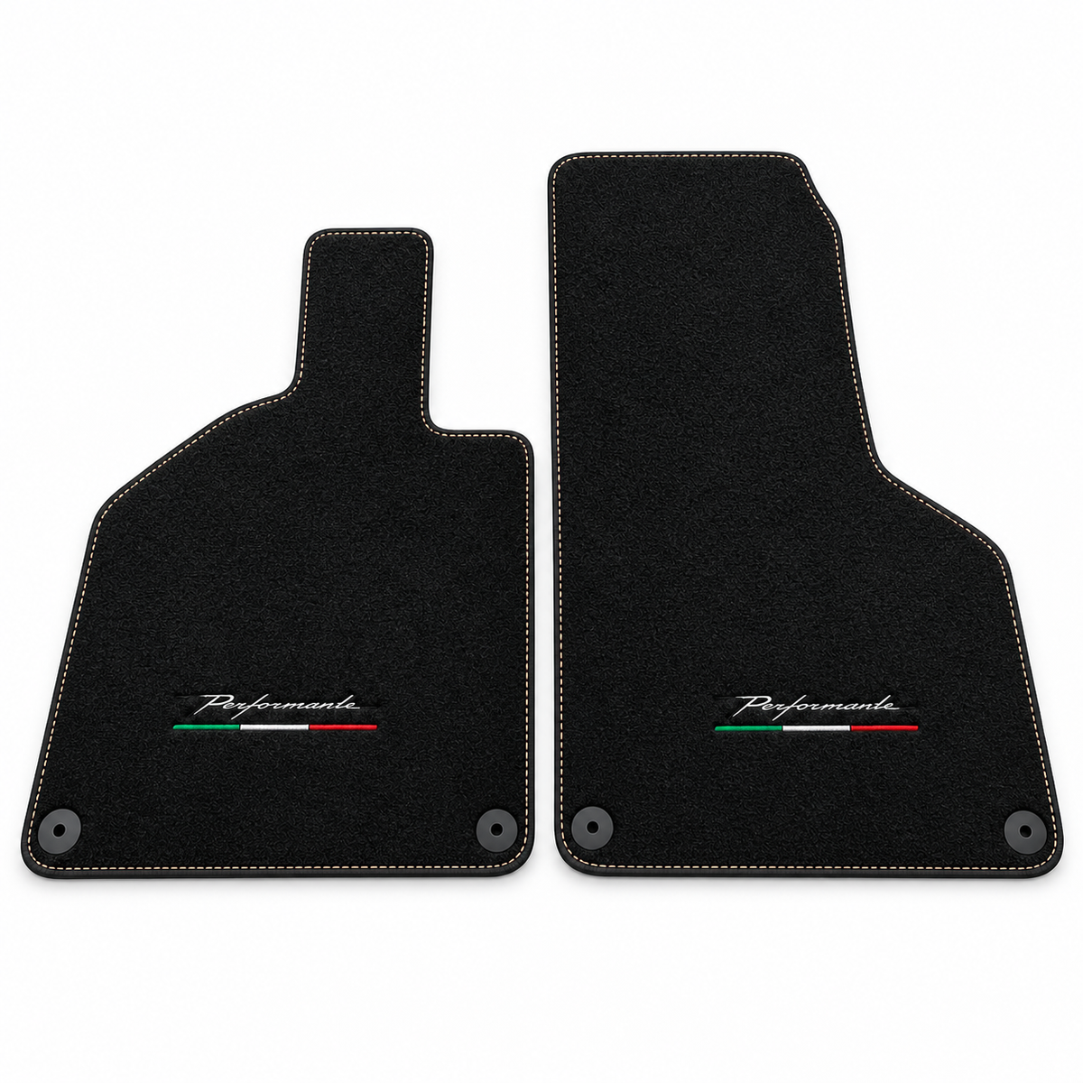 Carbon Fiber Black Floor Mats for Lamborghini Huracan STO