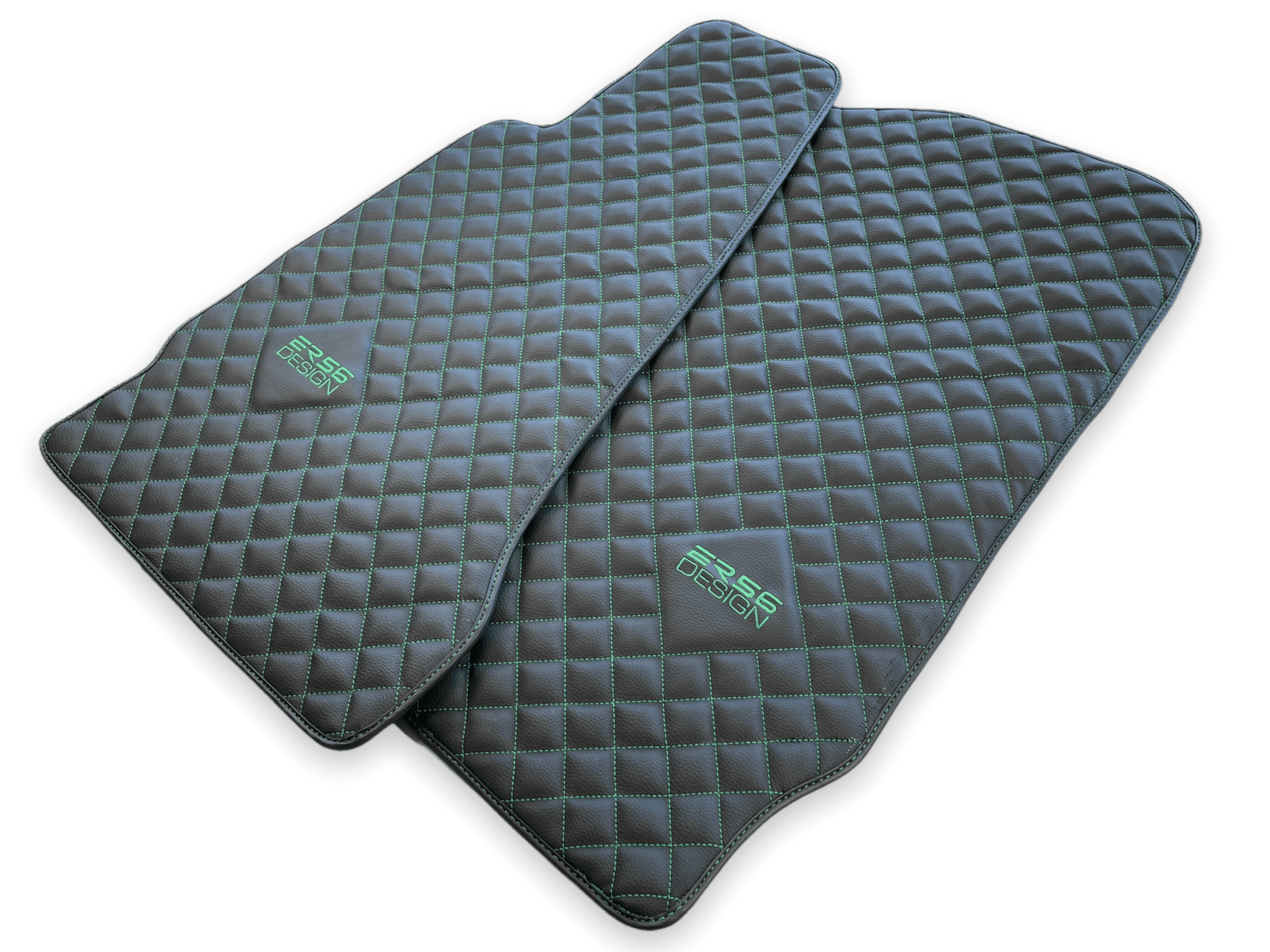 Leather Floor Mats For Aston Martin DB11 (2016–2023) ER56 Design - AutoWin