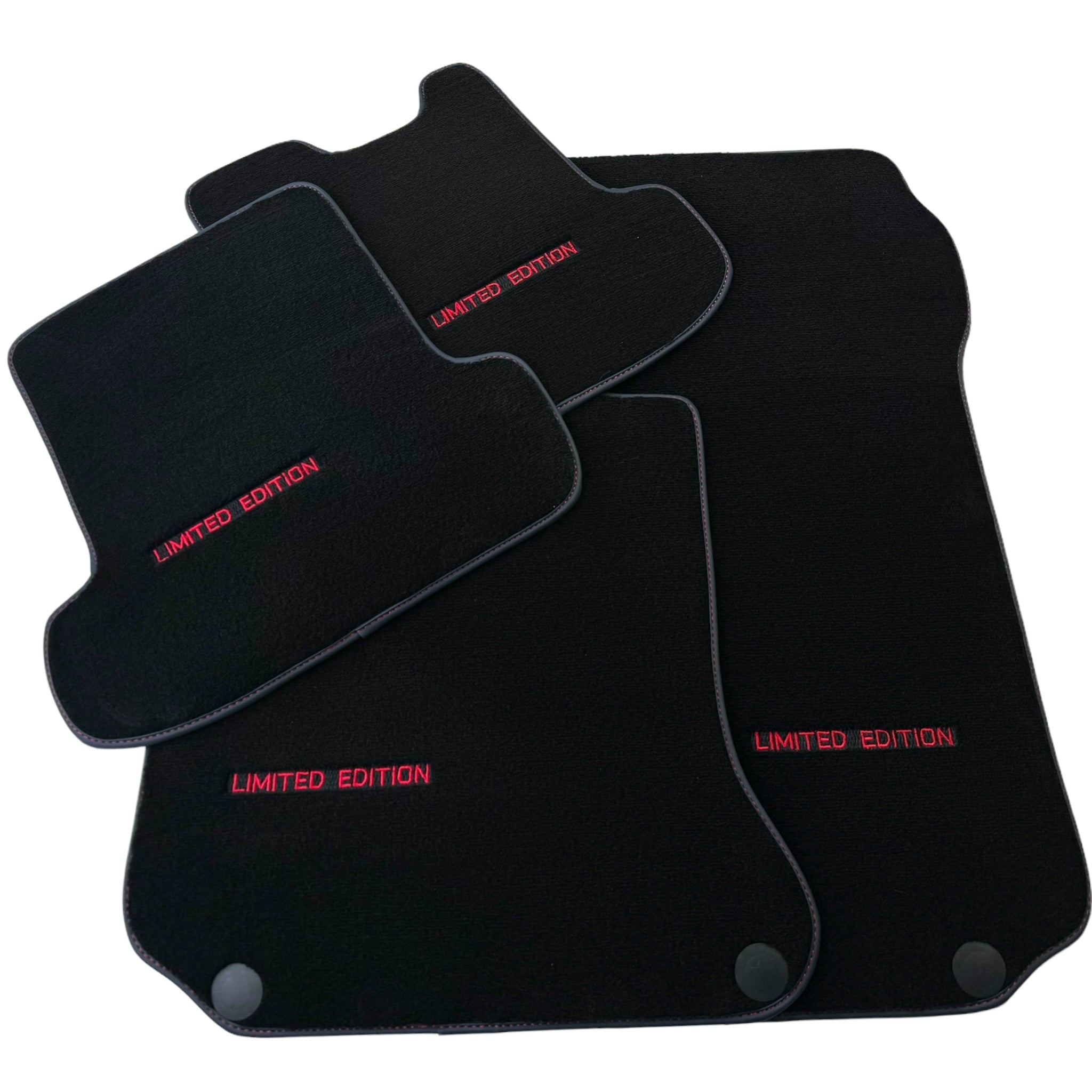 Black Floor Mats For Mercedes Benz A-Class W177 Hatchback Hybrid (2019-2023) | Limited Edition