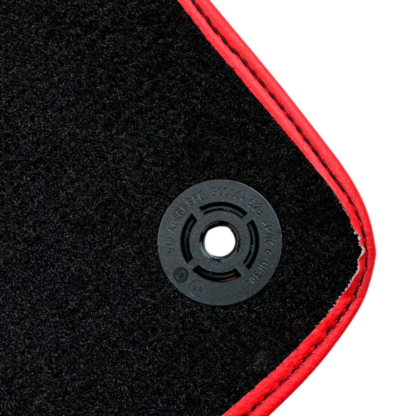 Red Sheepskin Floor Mats for Bentley Bentayga (2015-2023)