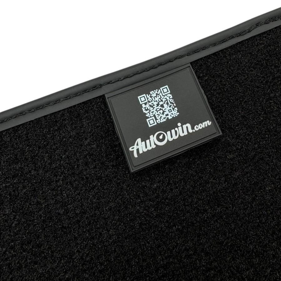 Black Floor Mats for Chevrolet Camaro Fourth Generation (1992-2002) with Leather | AutoWin