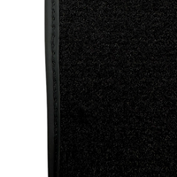 ER56 Design Black Floor Mats for Lincoln Continental (2017-2020) Sedan with Leather