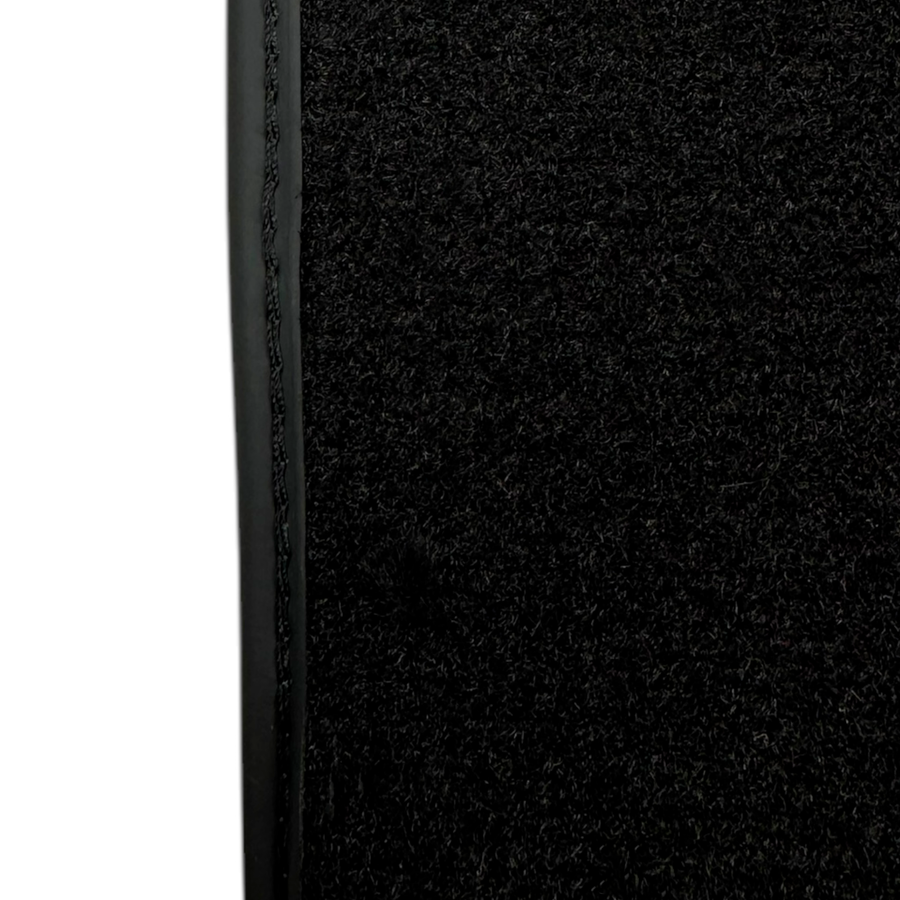 ER56 Design Black Floor Mats for Chevrolet Lanos with Leather
