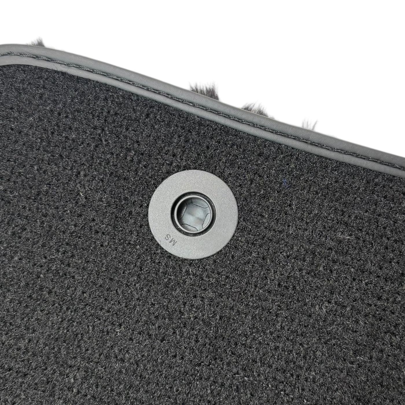 Black Sheepskin Floor Mats for Mercedes Benz GLS-Class X167 Maybach (2020-2023)