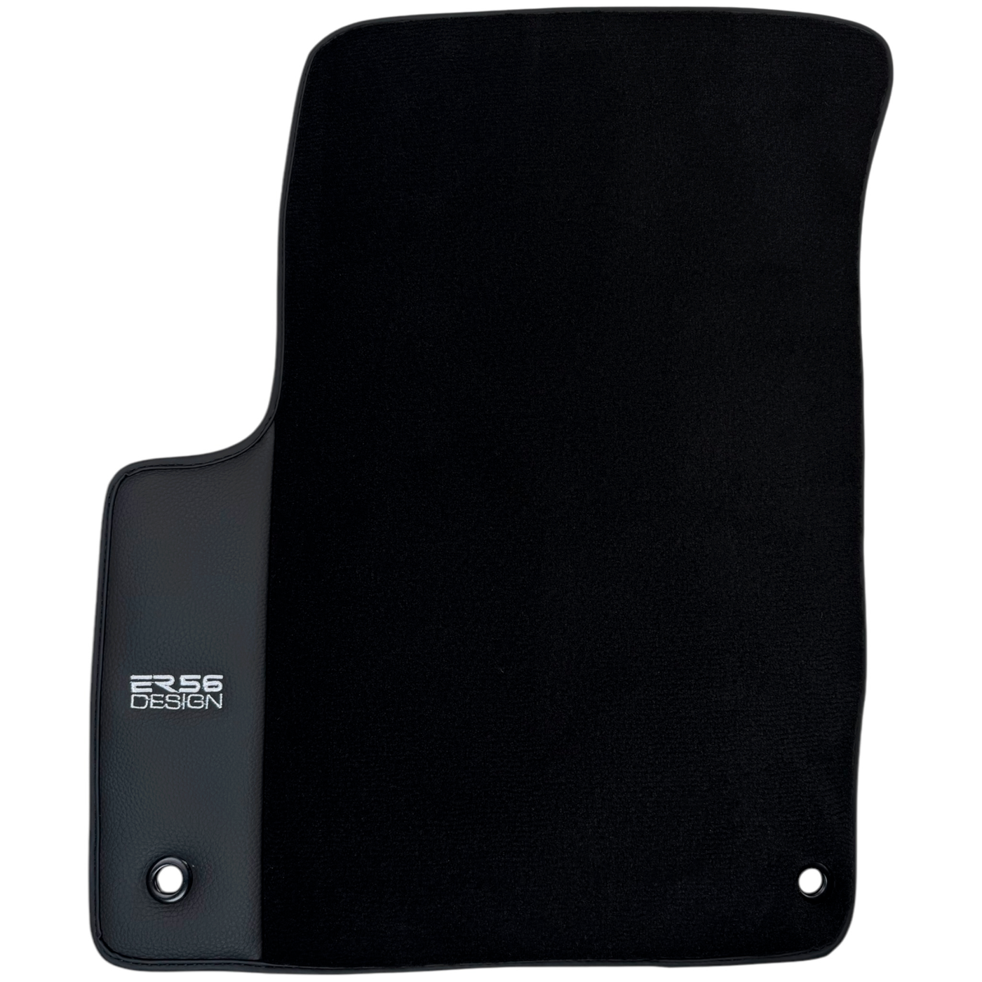 ER56 Design Black Floor Mats for Dodge Ram 1500 (2019-2024) with Leather