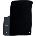 ER56 Design Black Floor Mats for Chevrolet Spark Hatchback (2010-2013) BiFuel with Leather