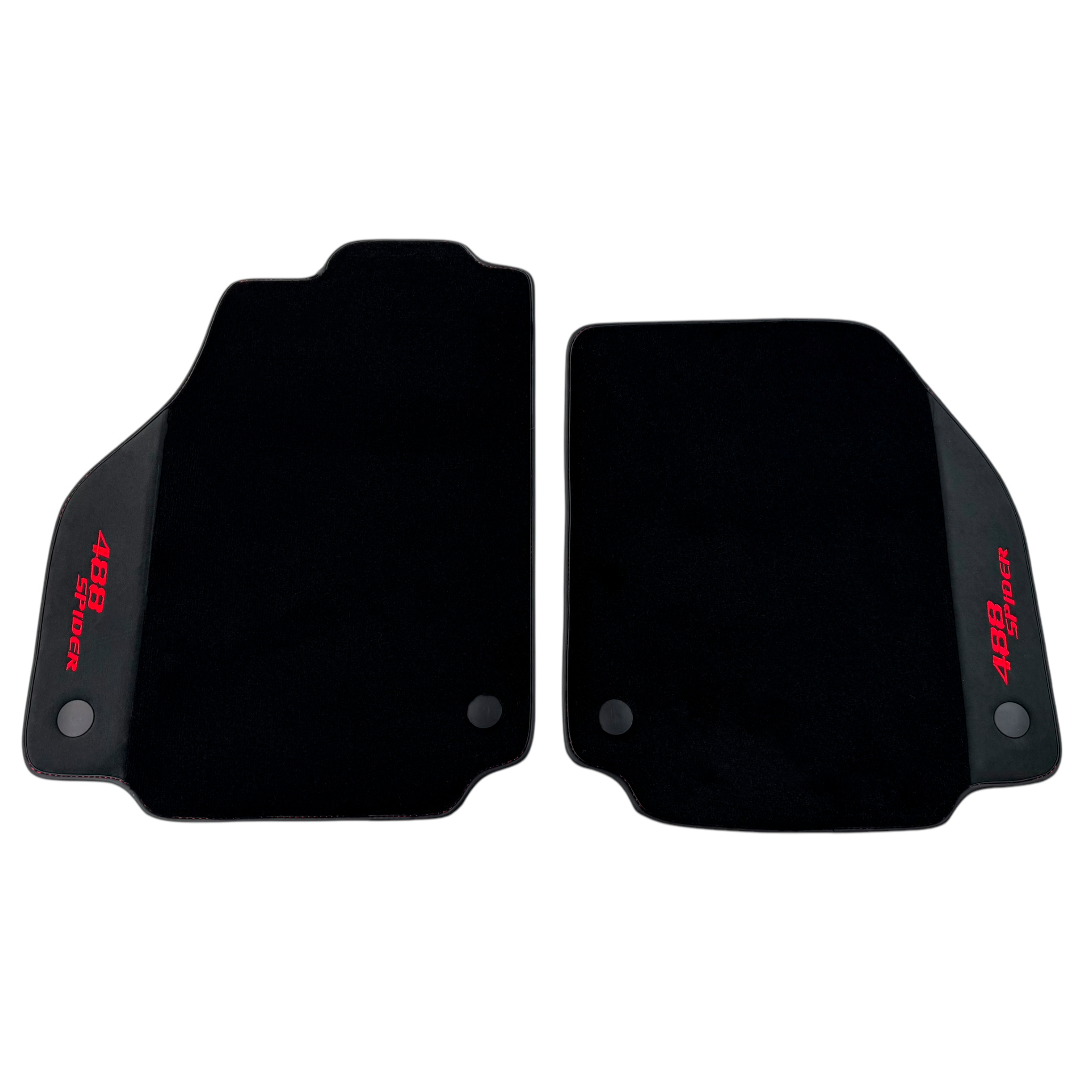 Ferrari 488 Spider Alcantara Mats (2016-2022): Red Sewing