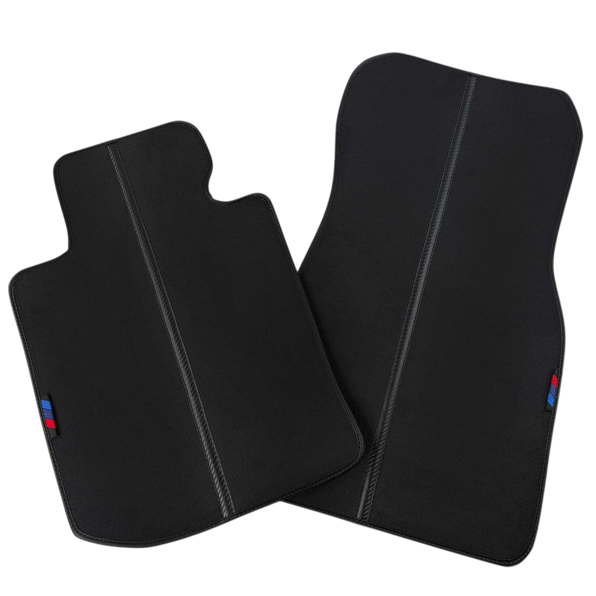 Customizable Leather Floor Mats with Triangle Pattern for BMW E36 Hatchback Coupe (1998-2002) - AutoWin