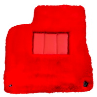 Red Sheepskin Floor Mats for Bentley Bentayga (2015-2023)