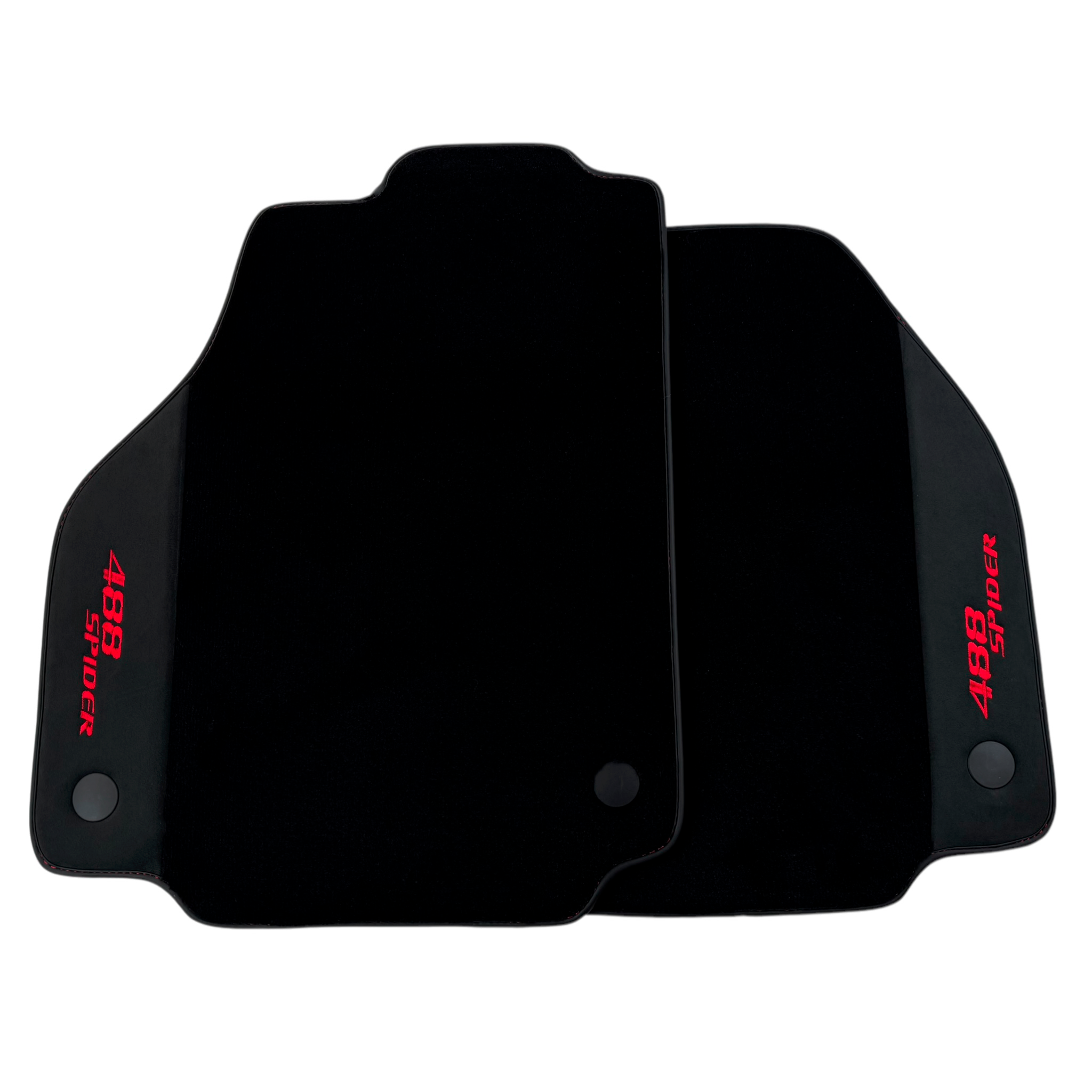 Ferrari 488 Spider Alcantara Mats (2016-2022): Red Sewing