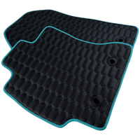 Premium Carbon Fiber Leather Floor Mats for Toyota GT86 (2012-2021)