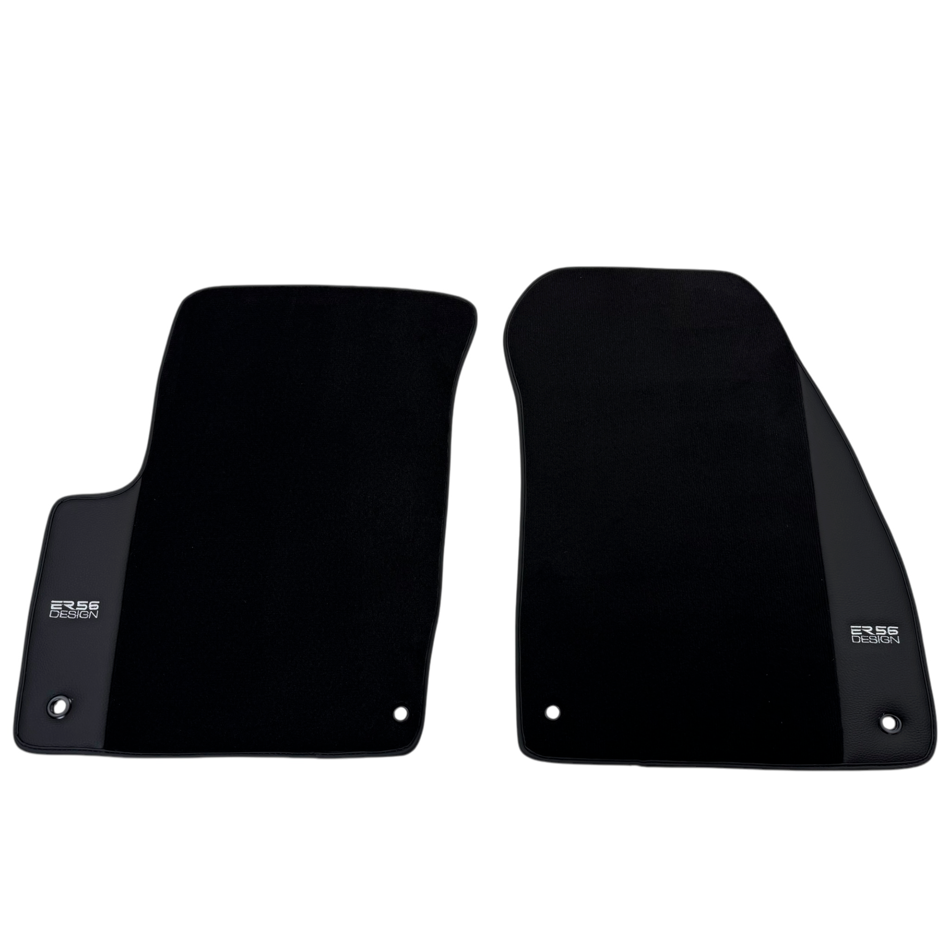 ER56 Design Black Floor Mats for Chevrolet Lumina Coupe (1990-1994) with Leather