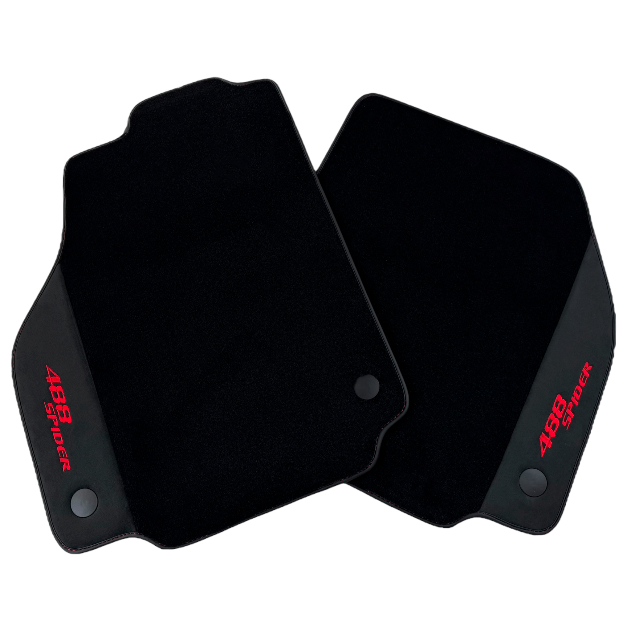 Ferrari 488 Spider Alcantara Mats (2016-2022): Red Sewing