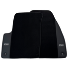 ER56 Design Black Floor Mats for Chevrolet Spark Hatchback (2010-2013) BiFuel with Leather