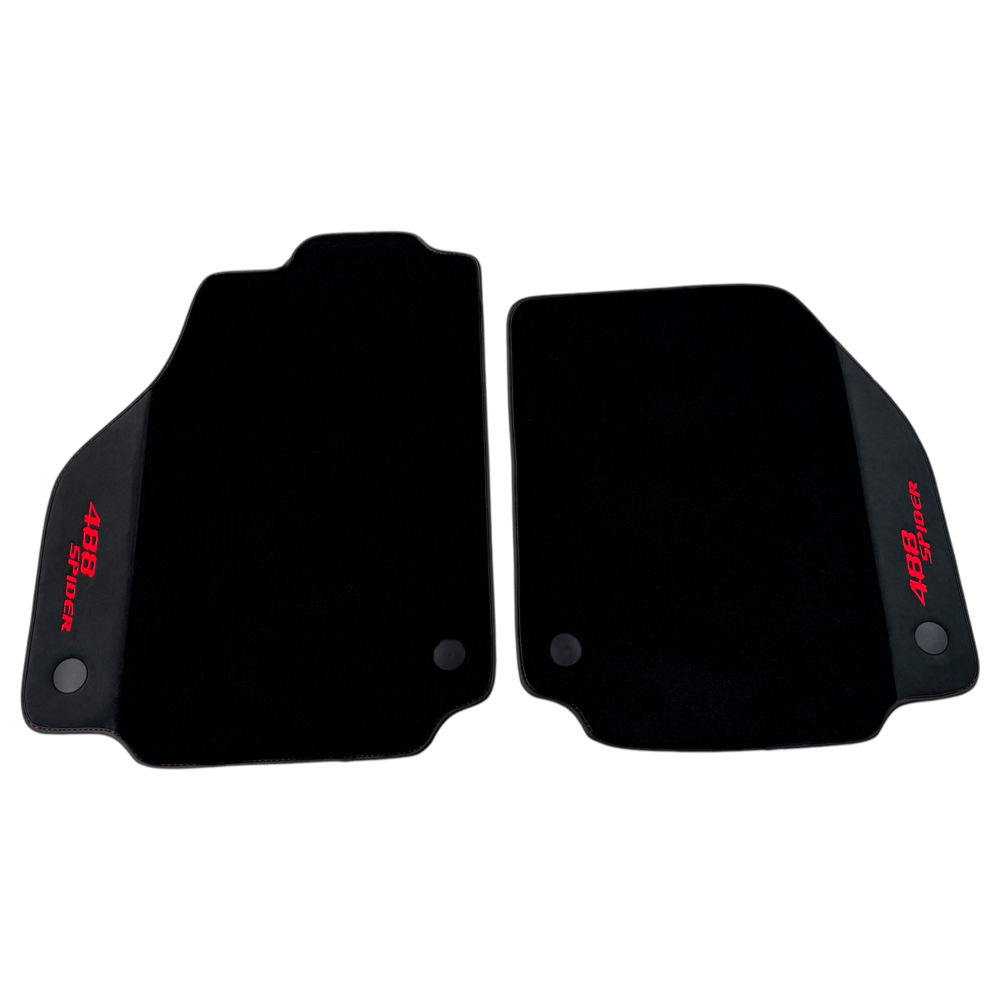Ferrari 488 Spider Alcantara Mats (2016-2022): Red Sewing